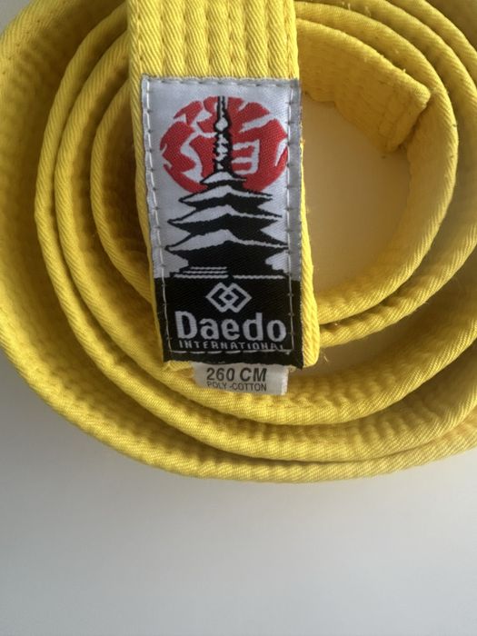 Cinto Karaté Amarelo 260cm