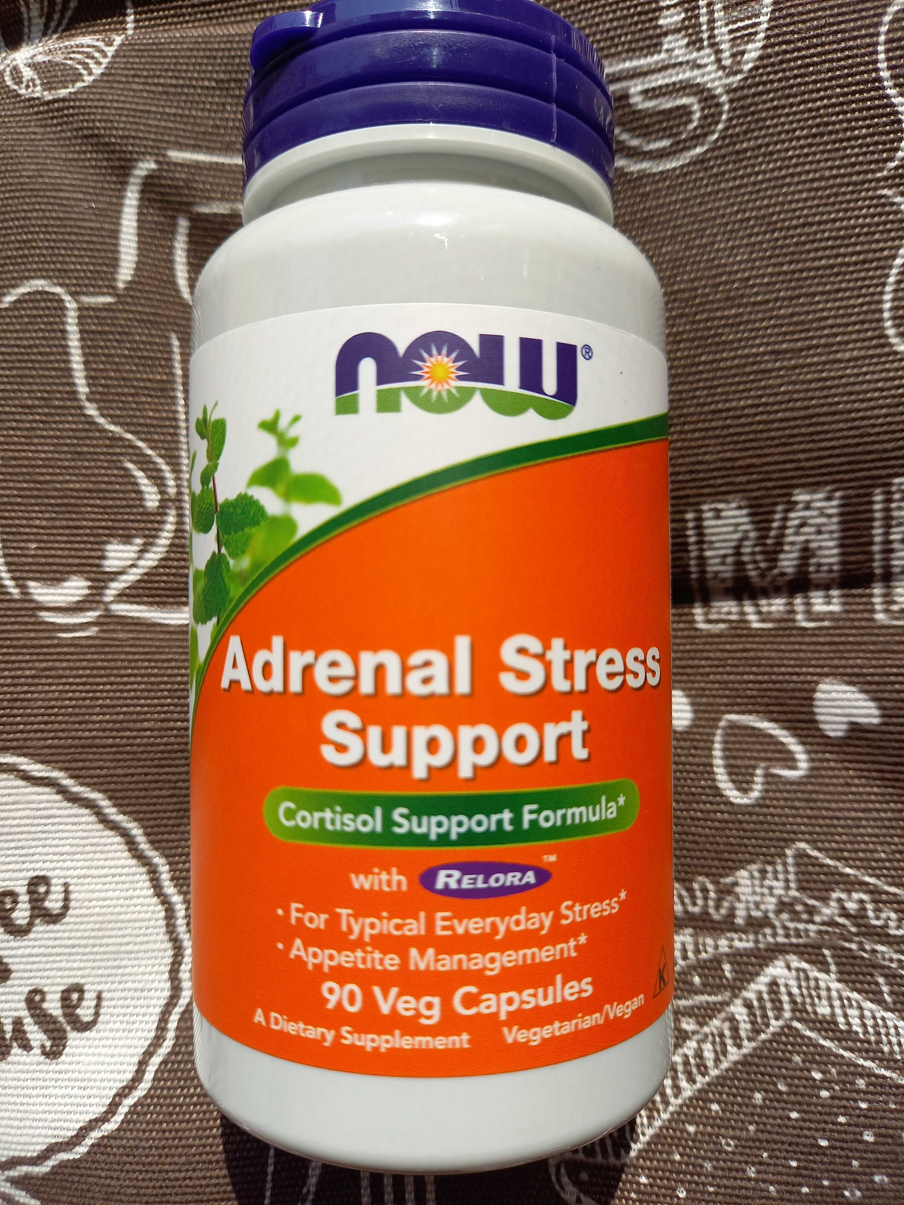 Now Foods Adrenal Stress Support поддержка от стресса уровня кортизола