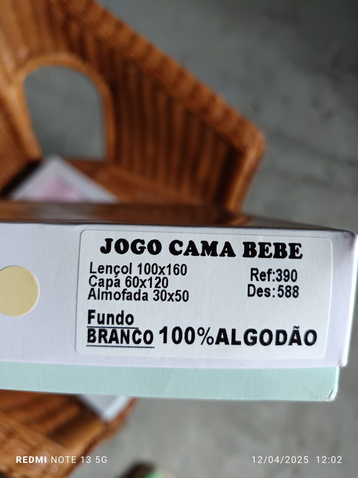 Jogo de Cama de bebé