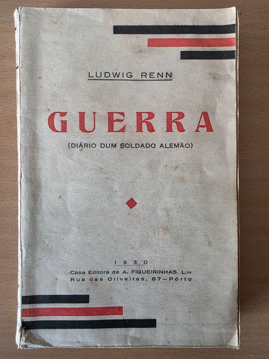 Livro "Guerra (Diário dum Soldado Alemão" de Ludwig Renn