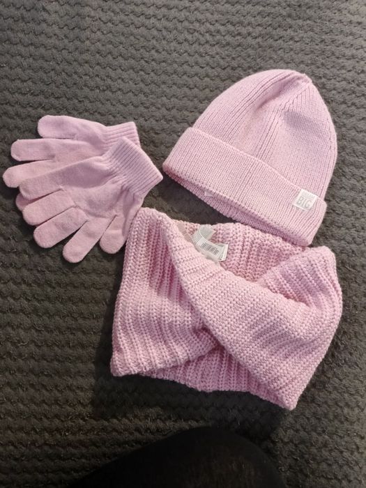 Komplet zimowy dla dziewczynki