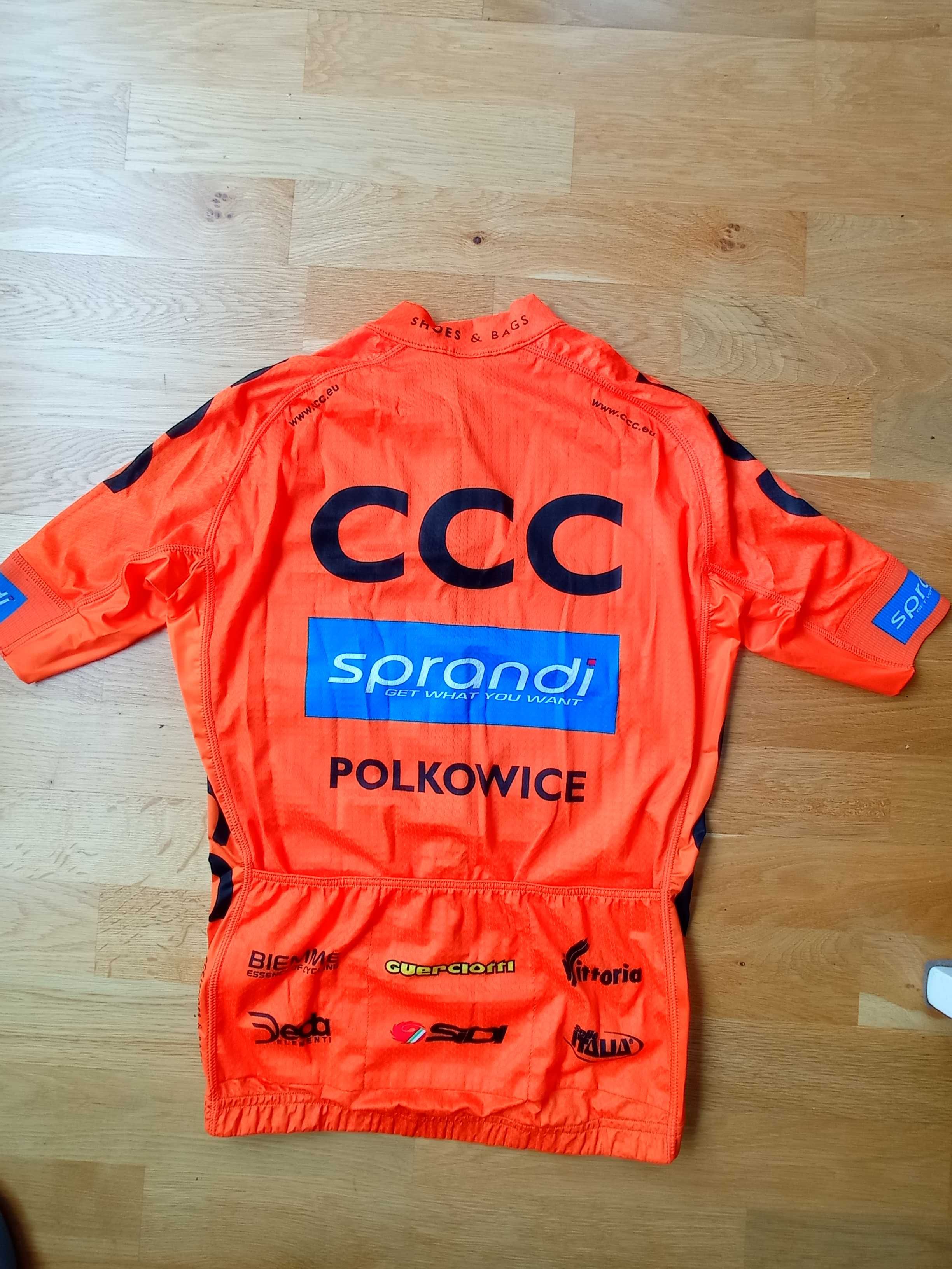 Nowa Koszula kolarska na rower CCC sprandi Polkowice XS