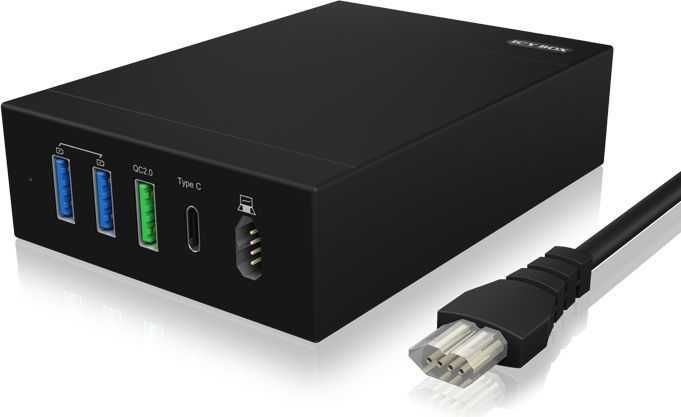 Zasilacz uniwersalny 65W laptopy, smartfony i inne (szybkie ładowanie)