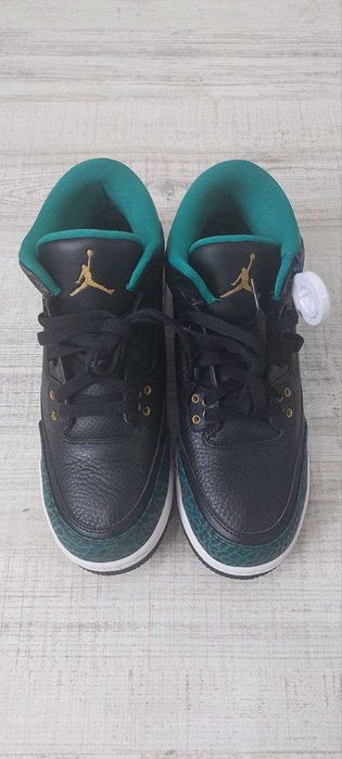 Кроссівки air jordan 3 retro gg black metallic gold-rio teal