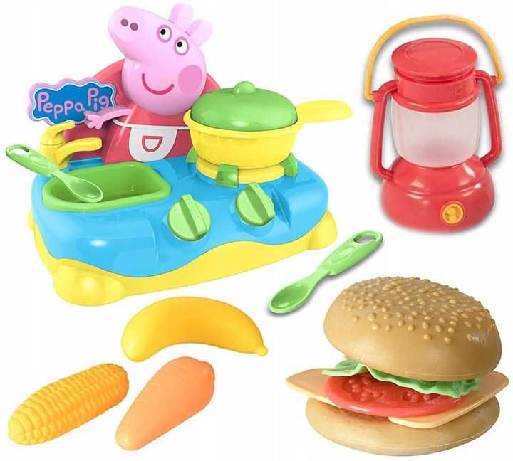 ŚWINKA PEPPA Zestaw Kempingowy Kuchnia + AKCESORIA B001