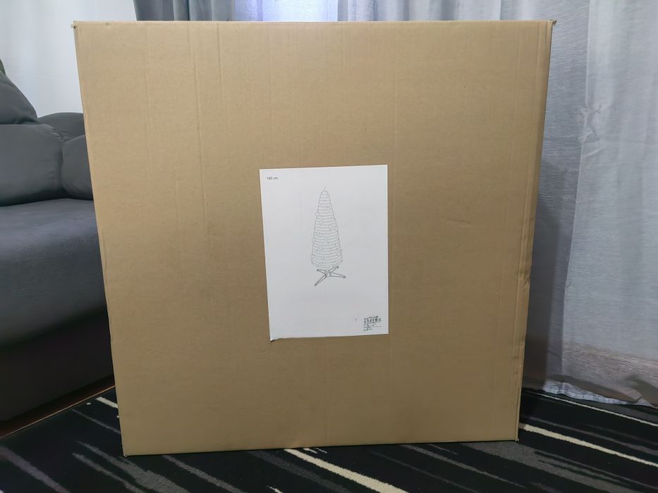 Arvore de natal 180 cm dobravel c/