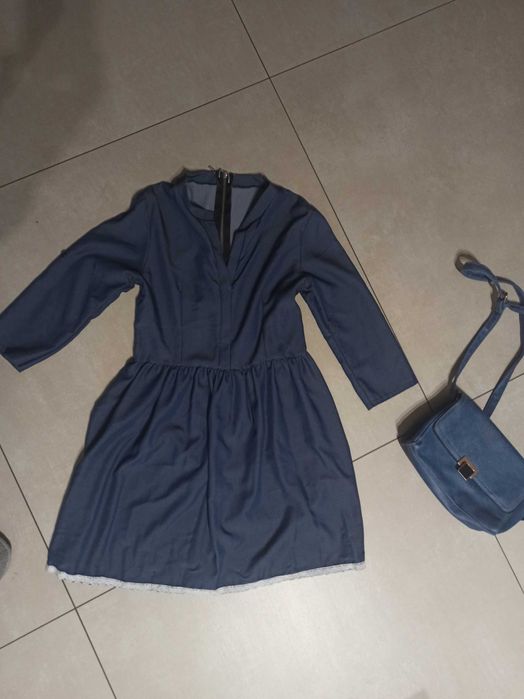 Sukienka vintage shein Reserved