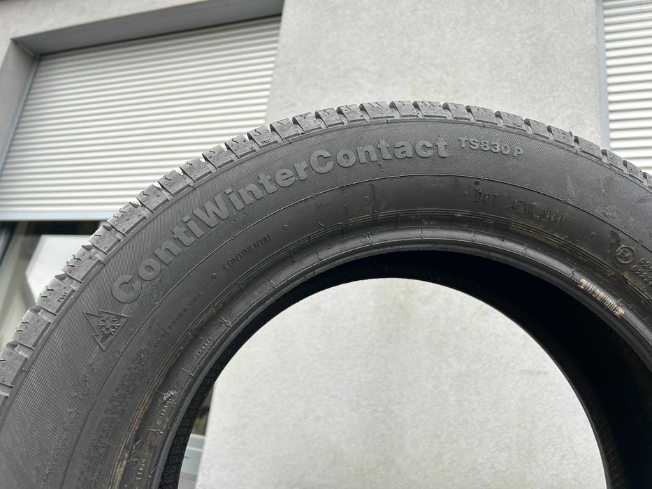 2szt zimowe 205/60R16 Continental 8,7mm 2021r bieżnik jak nowe! Z3457