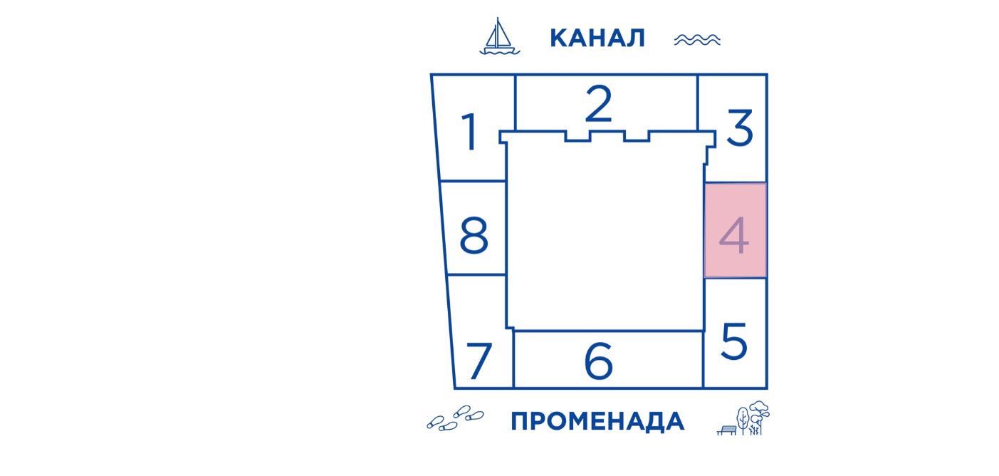 2-рівнева квартира, 5-кімнатна квартира, ЖК Рибальський, Поділ