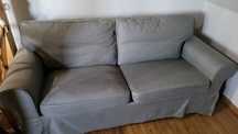 Ikea sofa EKTORP
Sofa 2-osobowa, Hakebo ciemnoszary