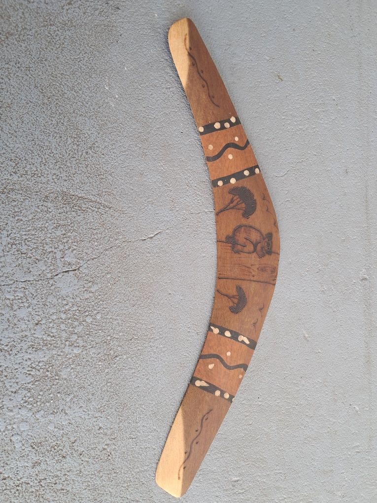 Boomerang Australiano em madeira