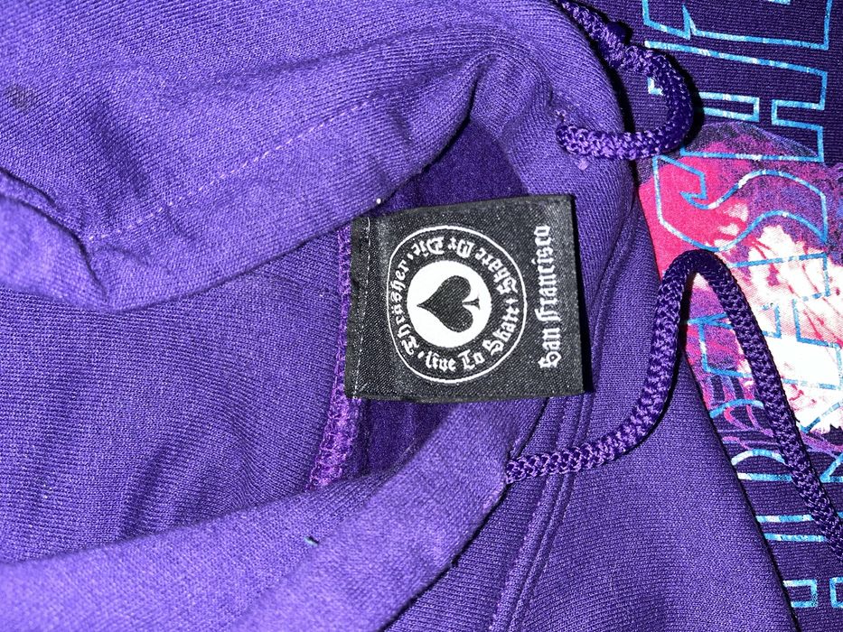 Thrasher Atlantic Drift Hoodie Purple