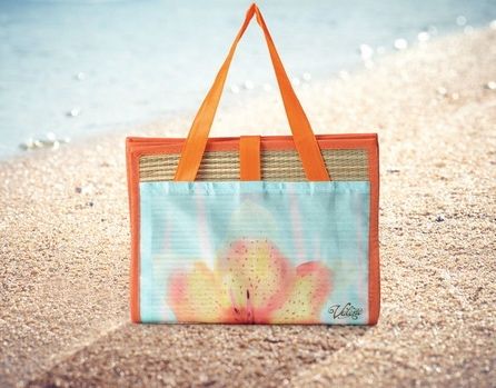 Пляжний комплект (сумка, коврик, косметичка) Oriflame