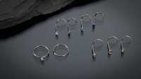 Piercings brincos studs nariz alargadores