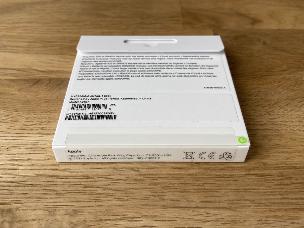 Пошуковий брелок Apple AirTag (MX532) Брелок трекер геометка