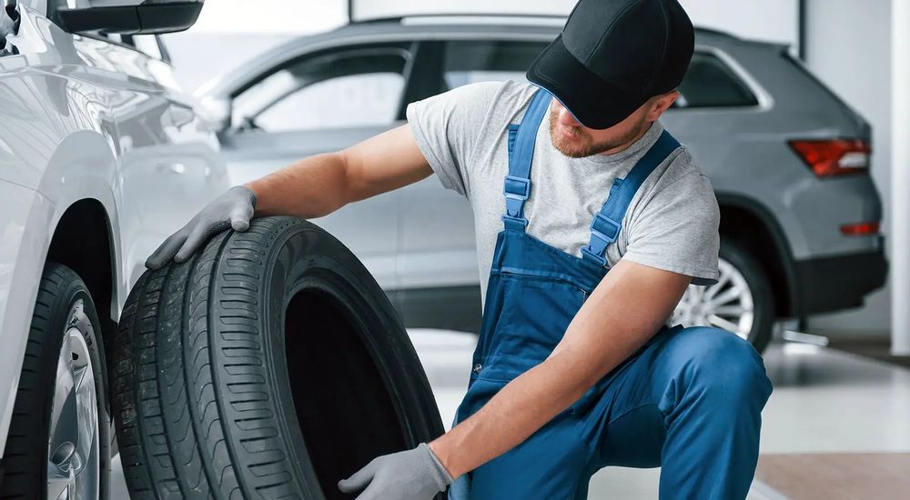 Wymiana opon zawieszenia itp