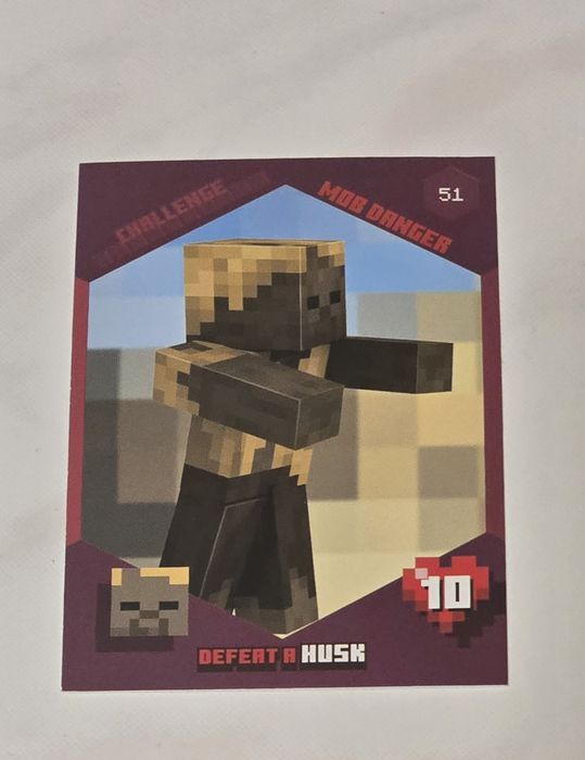 Nowa karta kolekcjonerska Minecraft lego