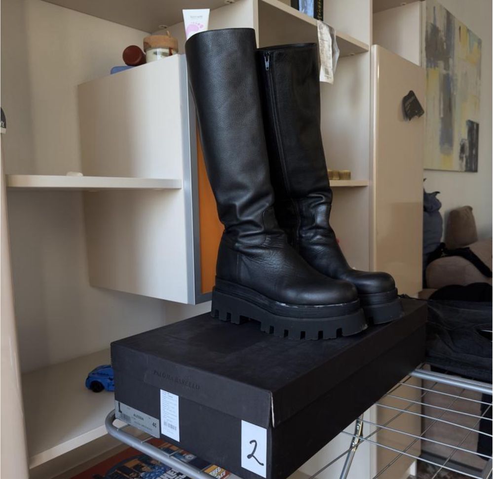 Ботинки на платформе paloma barcelo, не misbhv, rick owens