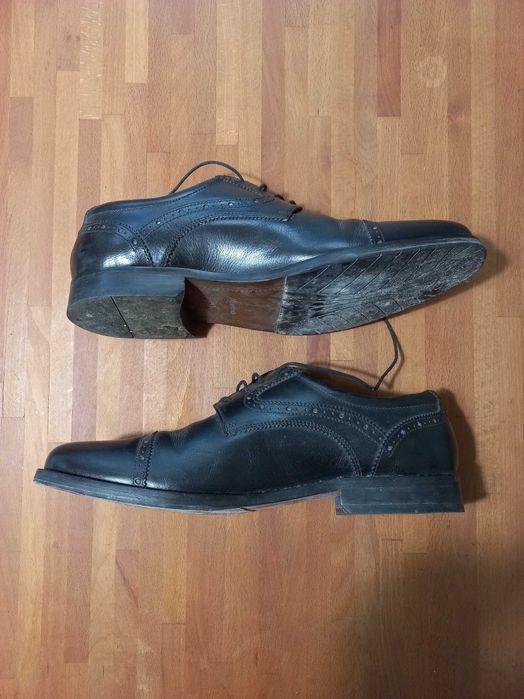 Sapato Homem Pele Preta 46