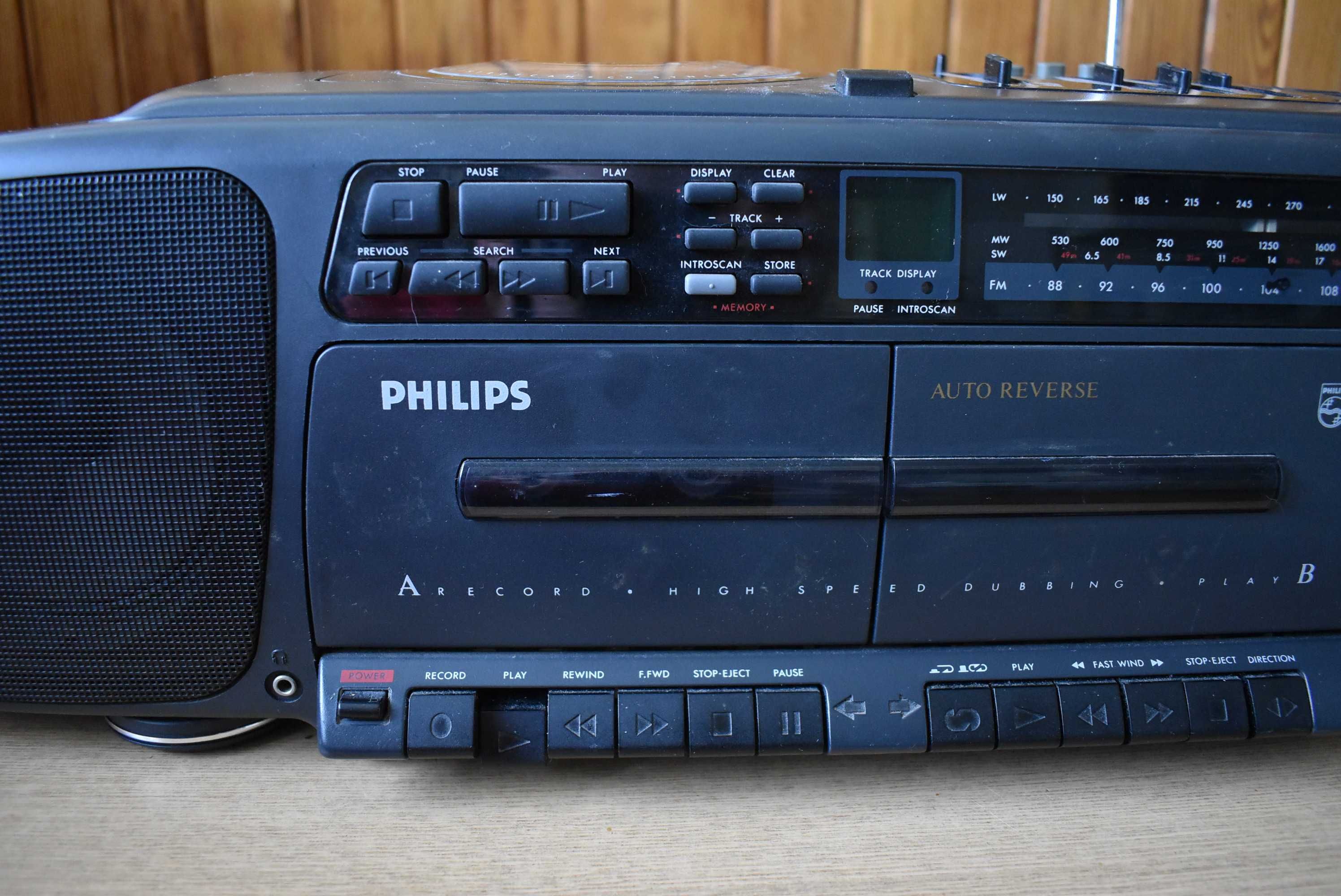 Radiomagnetofon Philips autorewers, cd
