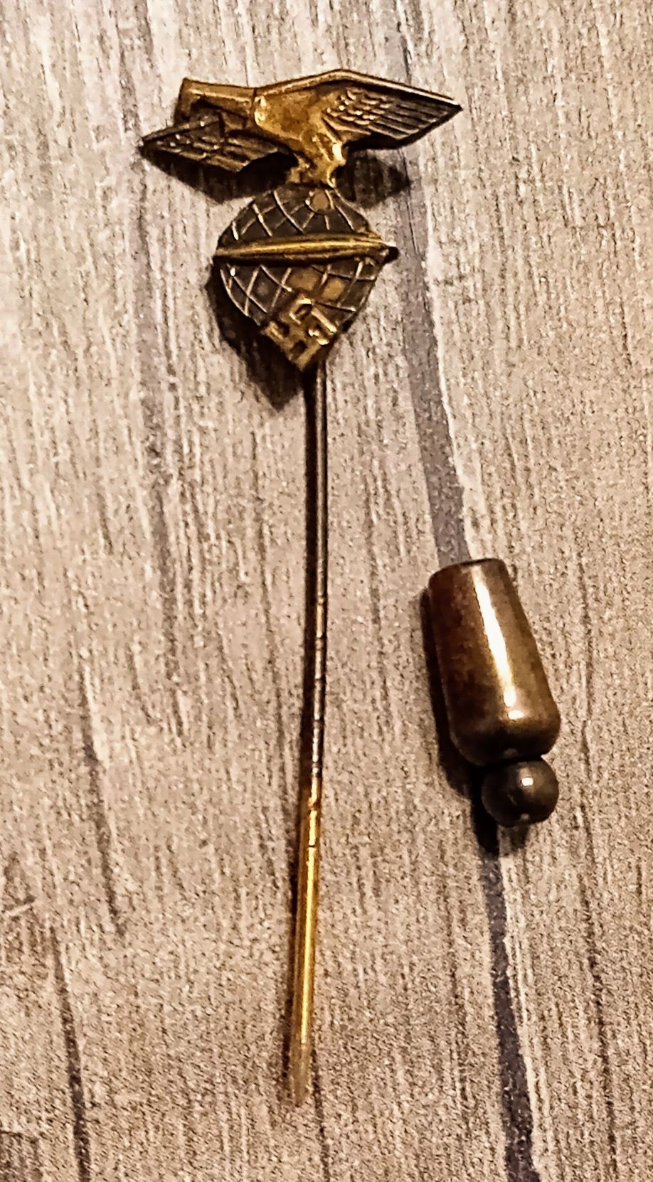 Militaria III Reich Wehrmacht Pin Bússola Zeppelin