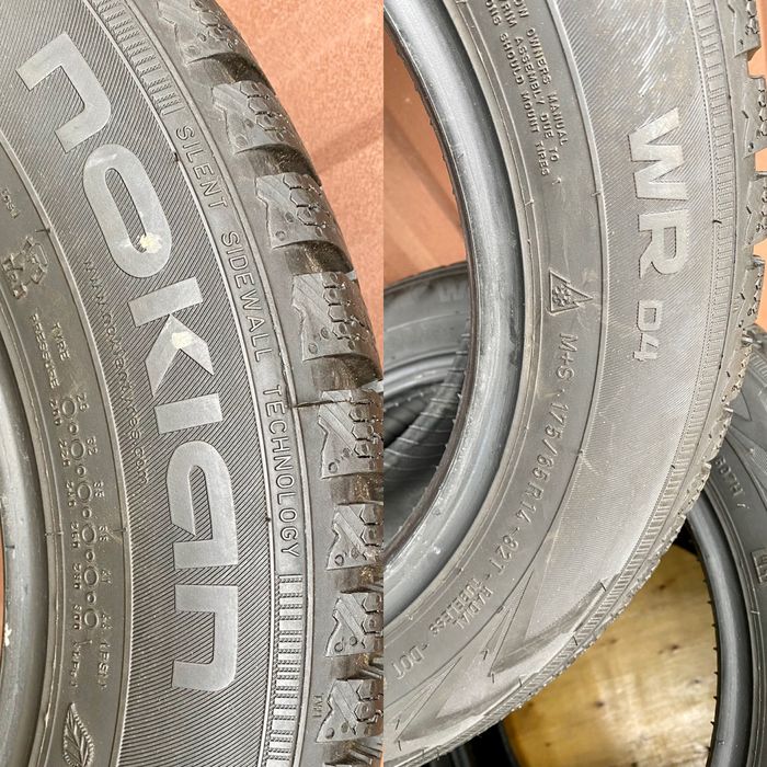 Нові R14 175/65 Nokian WRD4 Зимові Шини Резина Гума з Німеччини 4шт
