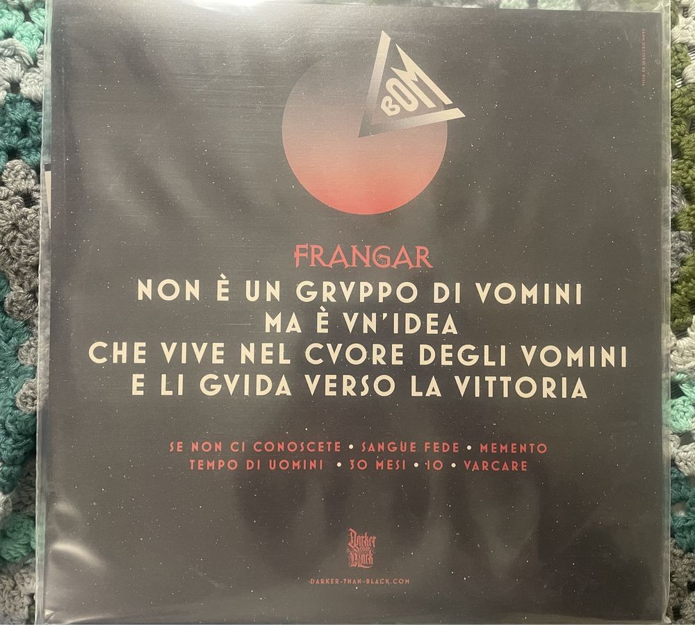 Продам винил Frangar - Vomini Vincere (DTB)