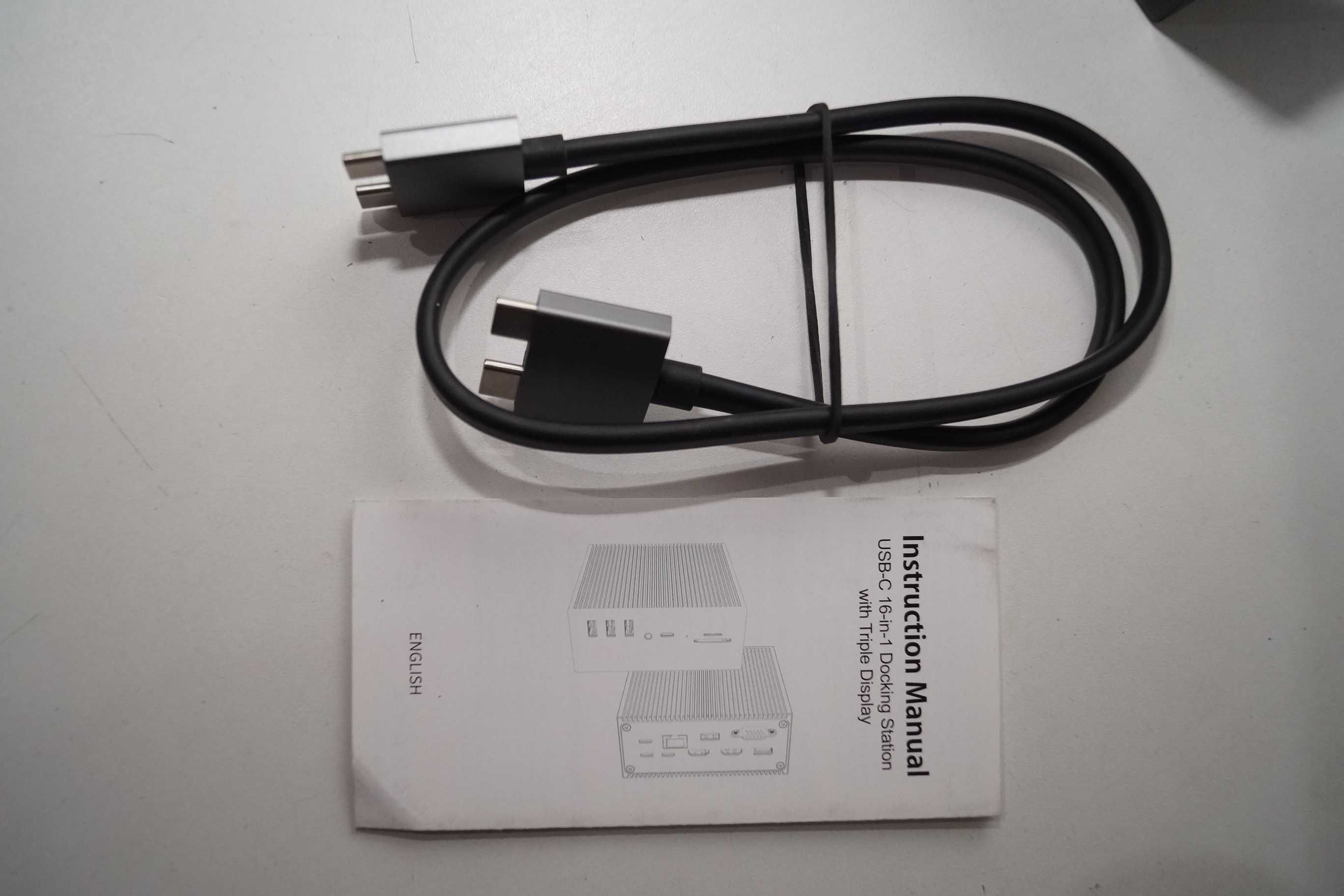 YYletgo DS002-Gray Stacja dokująca do MacBook USB C podwójny monitor