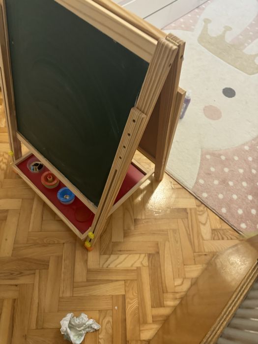 Tablica do malowania dwustronna z akcesoriami magnetyczna
