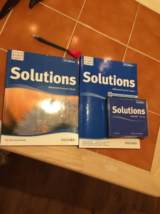 Solutions Advanced 2-nd Edition. Student s and Teacher s Books. 3 CDs