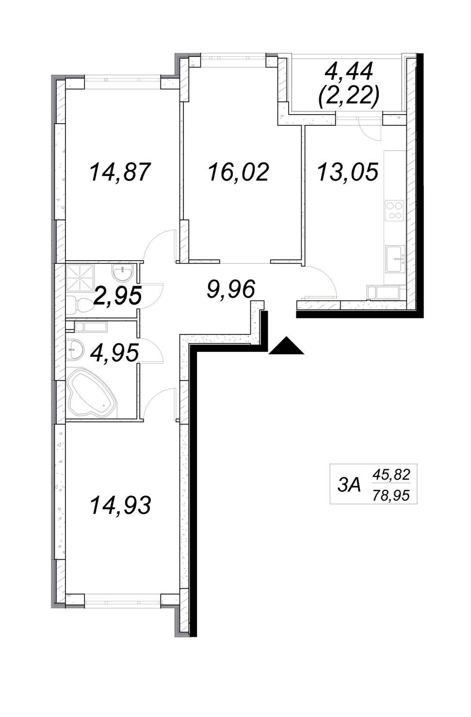 Єоселя!Продам 3к квартиру  в ЖК Навигатор(пер. Балтийский 3а)