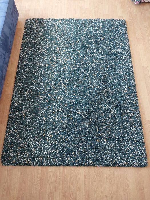 Dywan Vindum IKEA 133cm x 180cm zielony/beż