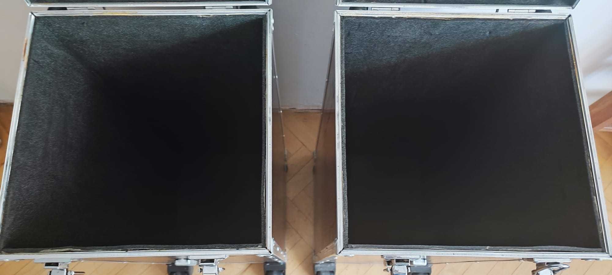 2x case, skrzynia na kółkach 33 x 33 x 85cm