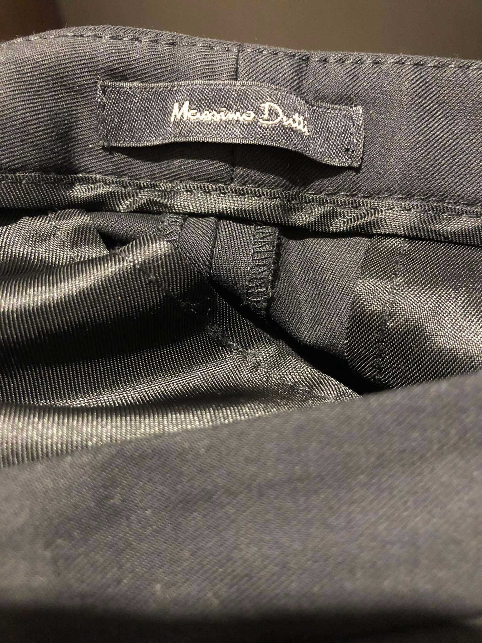 MASSIMO DUTTI klasyczne spodnie damskie chinosy r. 36