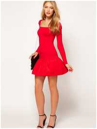 Czerwona sukienka Asos r 38, M