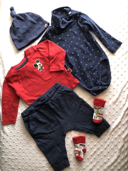Все 150 грн! Штани,боді h&m.Речі 62-68 р.2-4 міс.одежда Disney унисекс