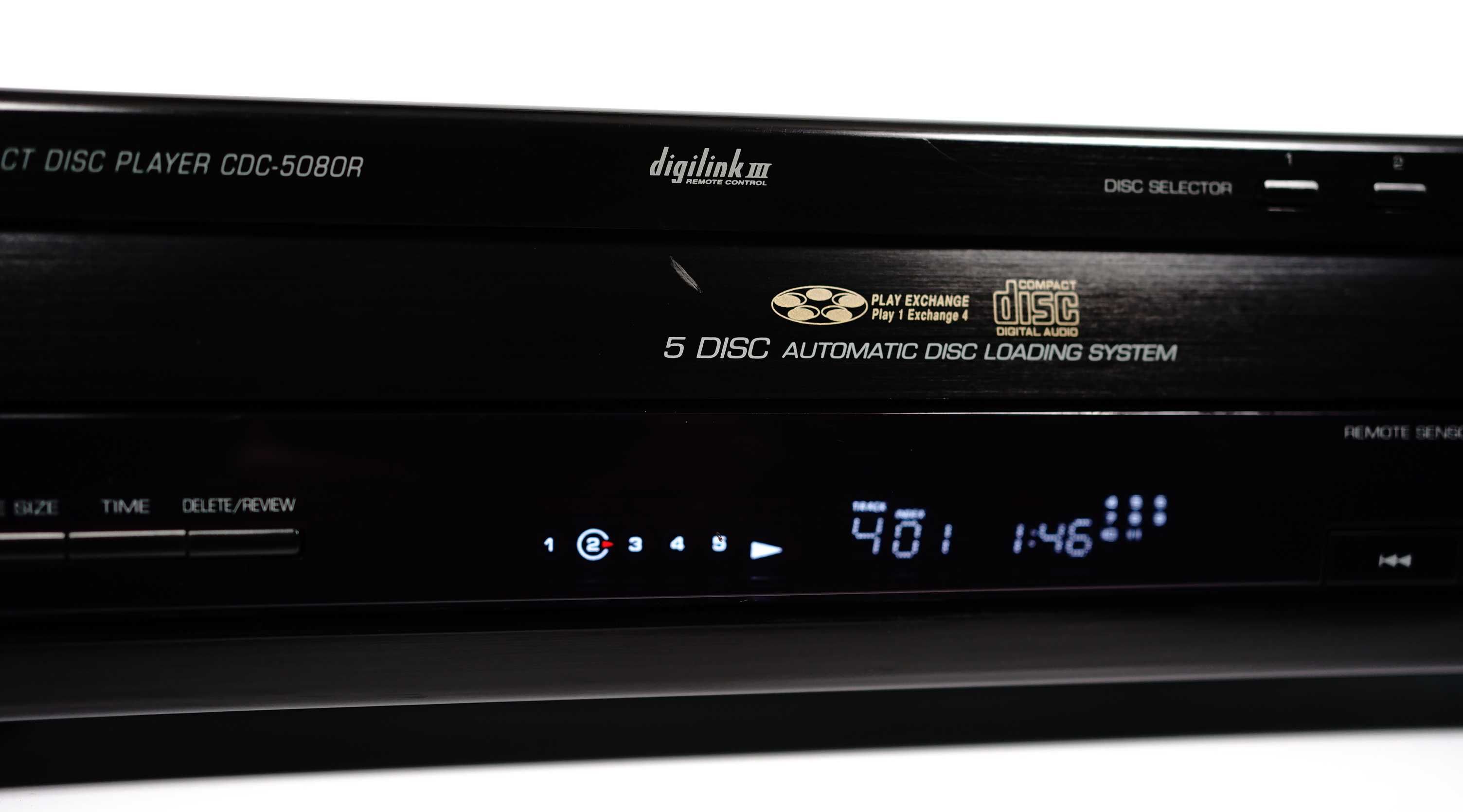 Zmieniarka na 5 płyt CD Sherwood CDC-8050R DAC 1-bit Odtwarzacz