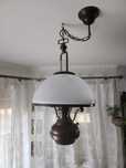 Komplet 5 lamp vintage antique