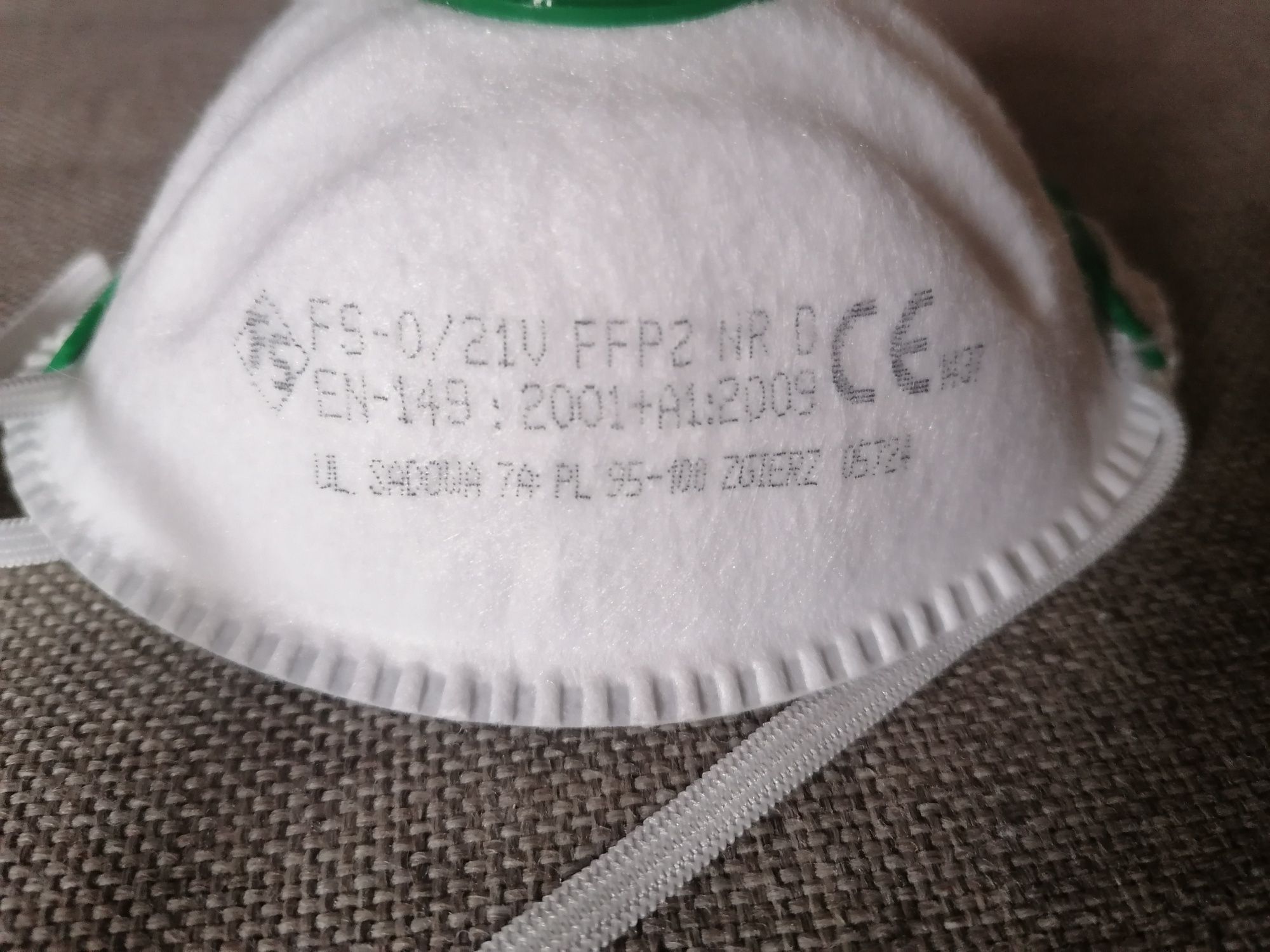 półmaski przeciwpyłowe filtrujące FS-O/21 V NR D: