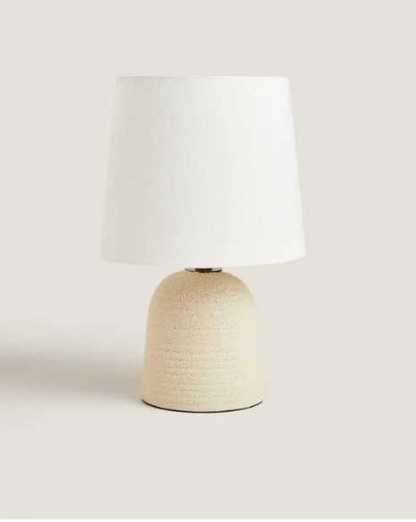 Candeeiro bege Zara Home