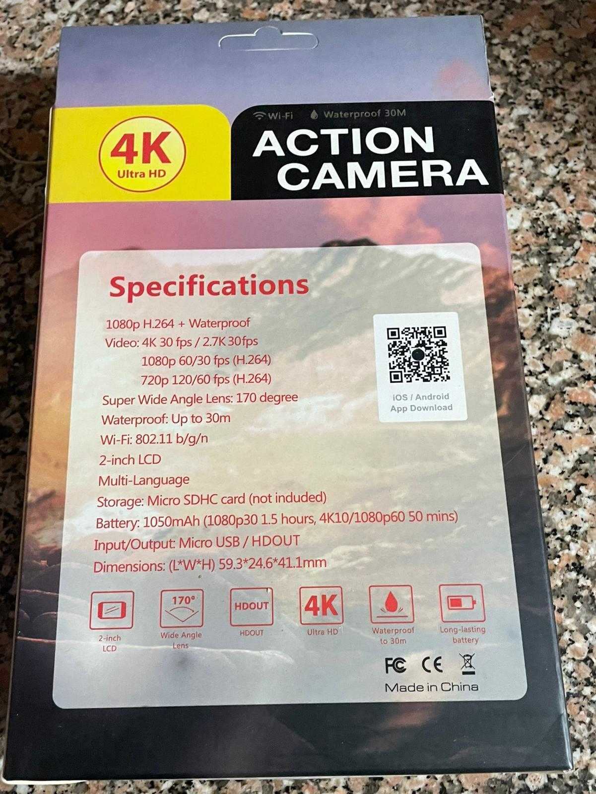 Action Camera Waterproof ("Go Pro")
