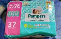 Pieluchy Pampers Baby Dry rozmiar 6 15+ KG 33 szt. Włoskie