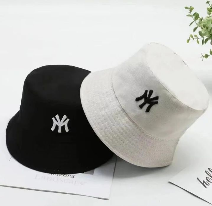 Kapelusz unisex r.54-60, dwustronny czarno-biały Nowy