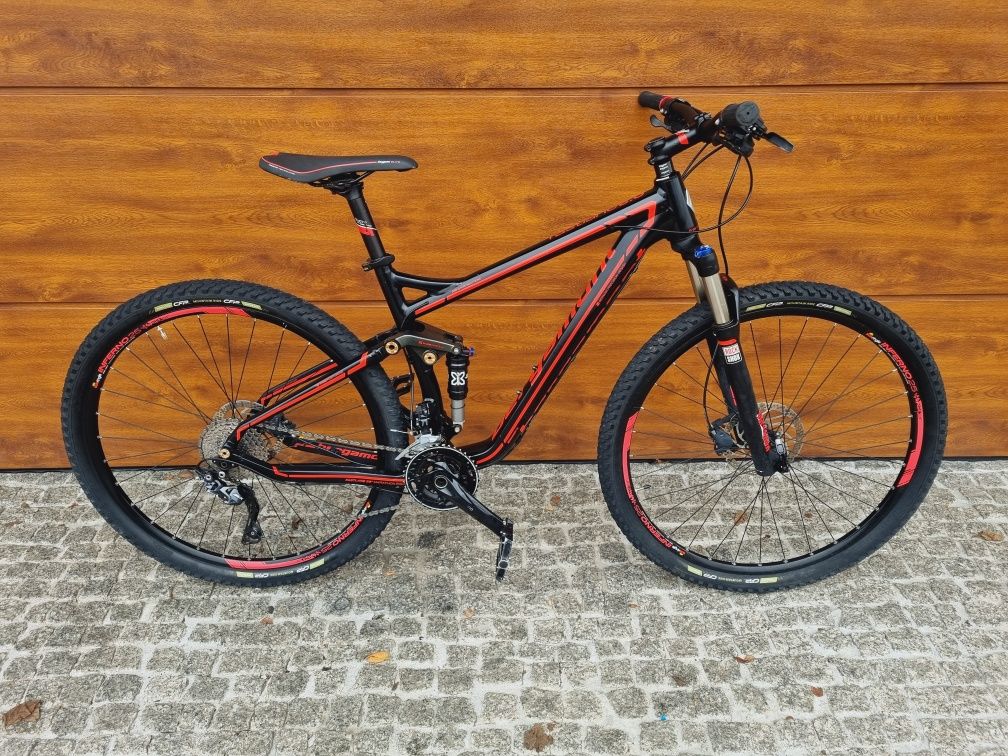 Full Bergamont Fastlane 29er, SLX, Rock Shox Air, sztywne osie