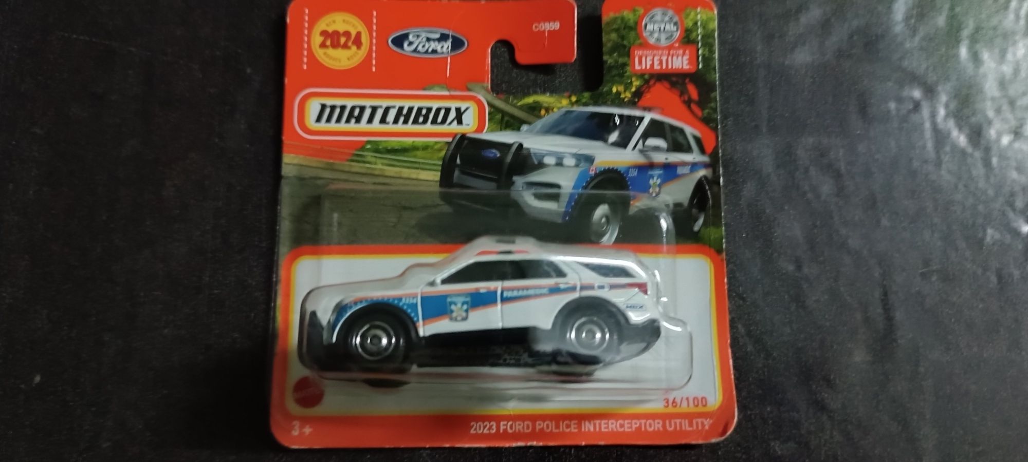 Matchbox Ford Interceptor utylity police