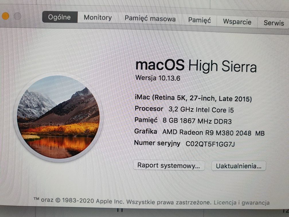 Komputer Apple iMac 27'