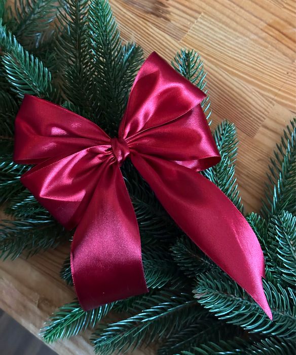 Великий бант на ялинку, бант прикраса