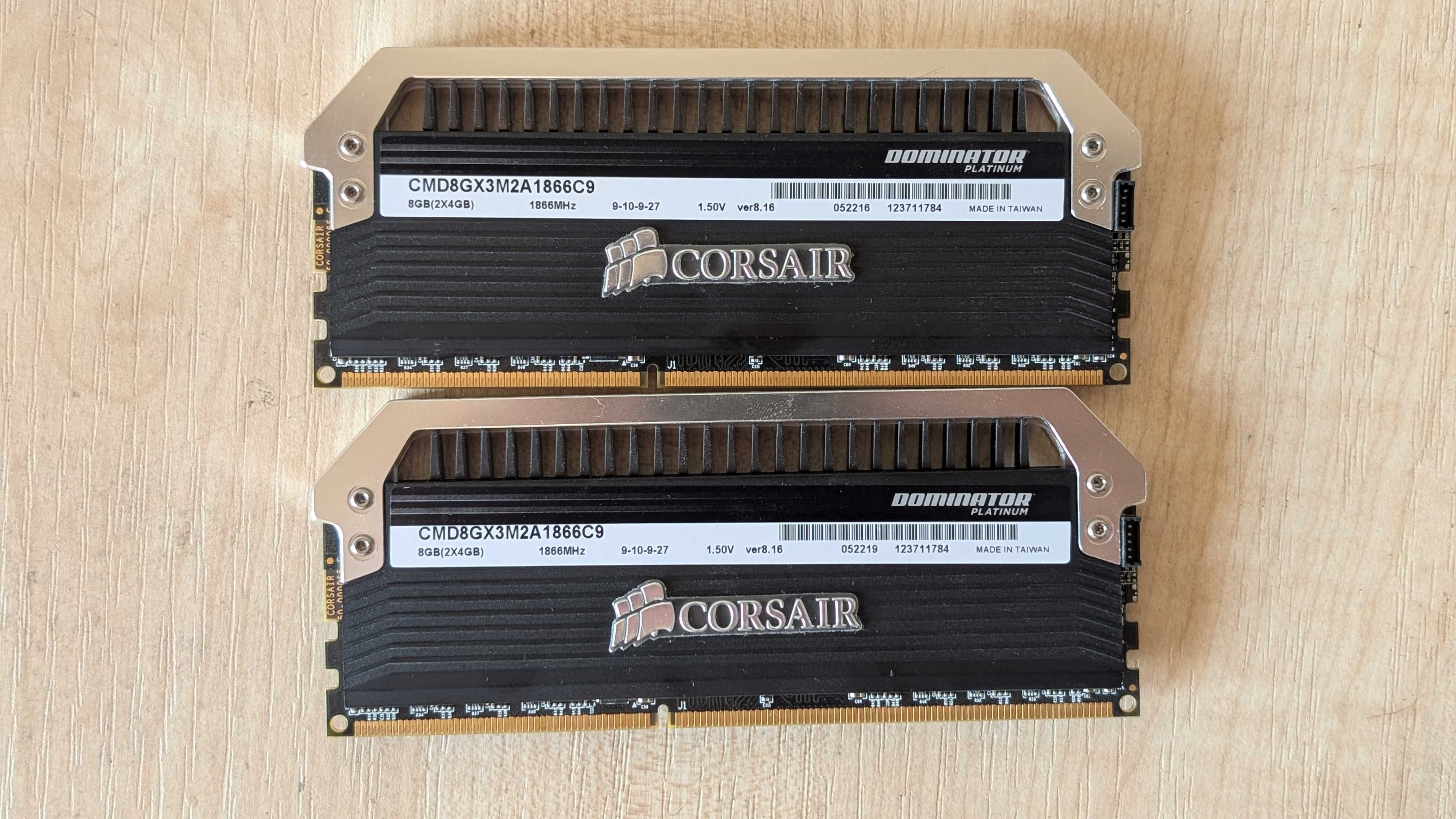 Оперативна пам'ять Corsair DDR3-1866 8192MB PC3-14900 (Kit of 2x4096)