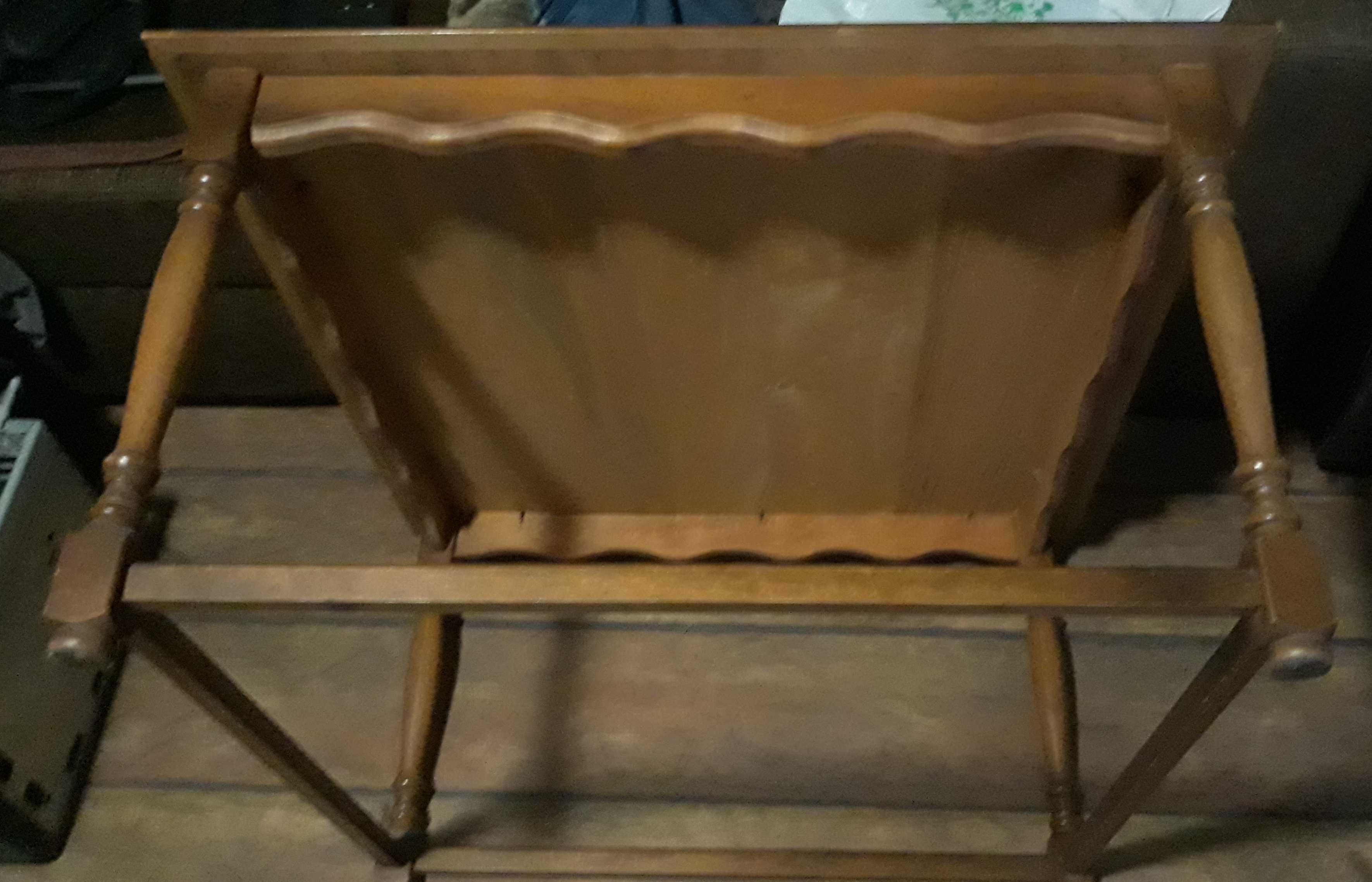 Stolik kawowy, ława drewniana 70x70, wysokość 45