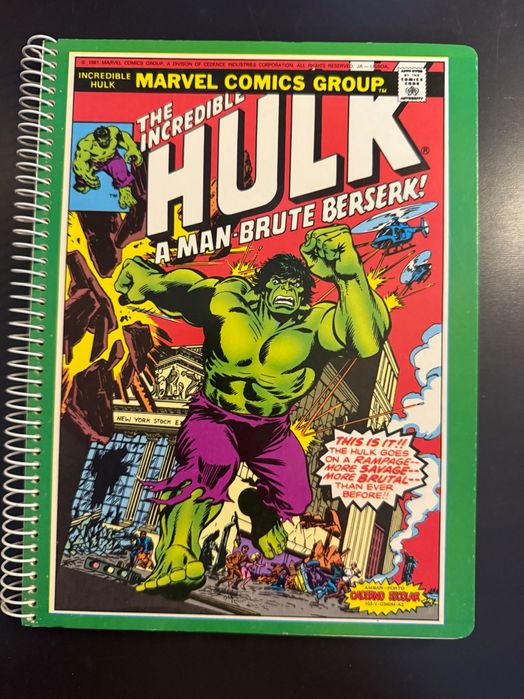 Conjunto de 4 Cadernos Ambar - Marvel Comics Group